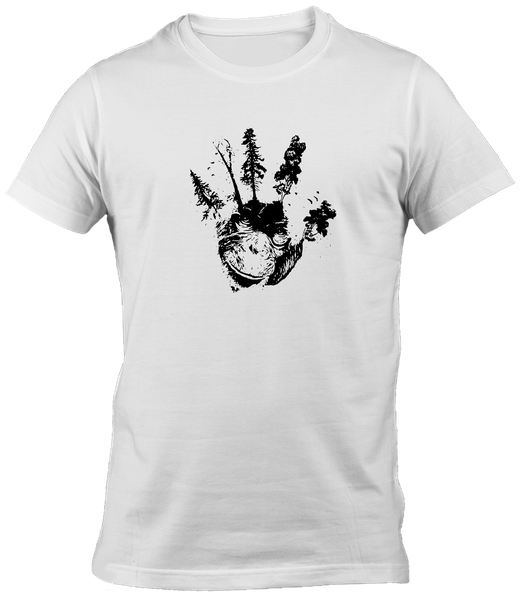 TUP White T-Shirt - Jungle Print