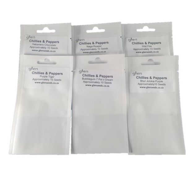 Super Hot Six Pack Chili Seeds