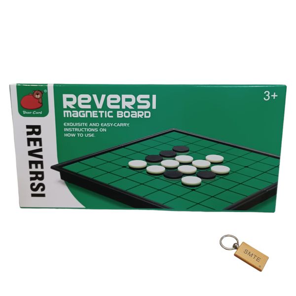 Reversi Magnetic Board Game and Smte Keyring
