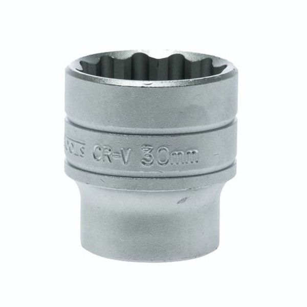 TengTools - 1/2" Drive 12 Point Socket 30mm - M120530-C