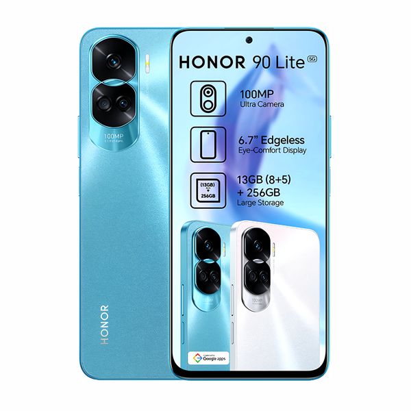 Honor 90 Lite 5G 256GB 8GB RAM 100MP Cameras Dual Sim -Certified Preowned
