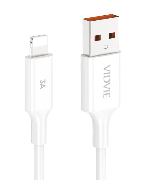 Vidvie CB4049 USB to Lightning Cable - 1m Fast Charging for iPhone &amp; iPad