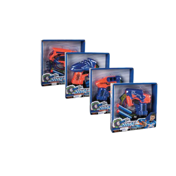 Dart Blaster- Assorted Mini Foam Dart Sets 4 Pack x1