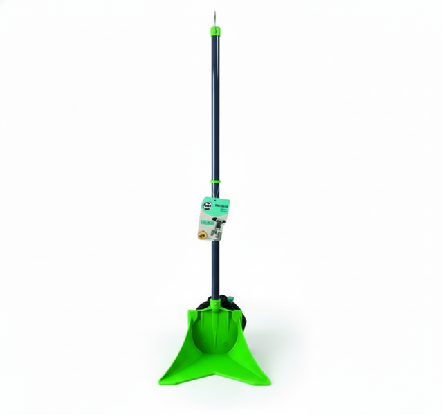 Pet Buddy Metal Poop Scoop Spade with Adjustable Handle and Bag