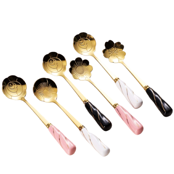 Set of 6 Mixing Spoons