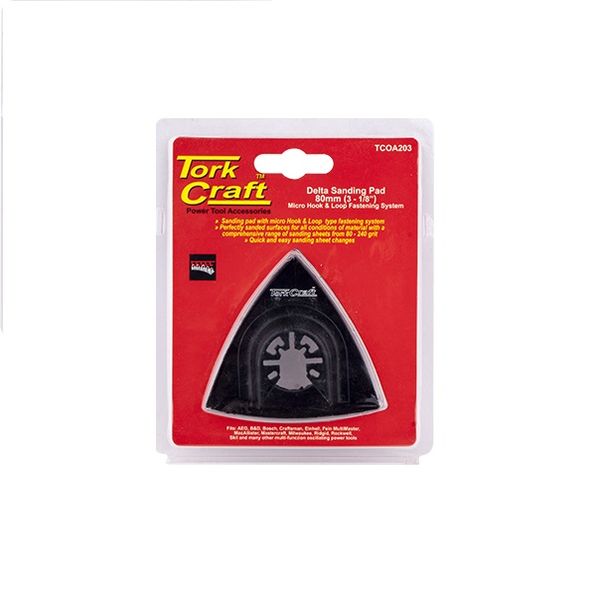 Tork Craft - Quick Change Base &amp; Arbor 80mm Polishing Pad - 5 Pack