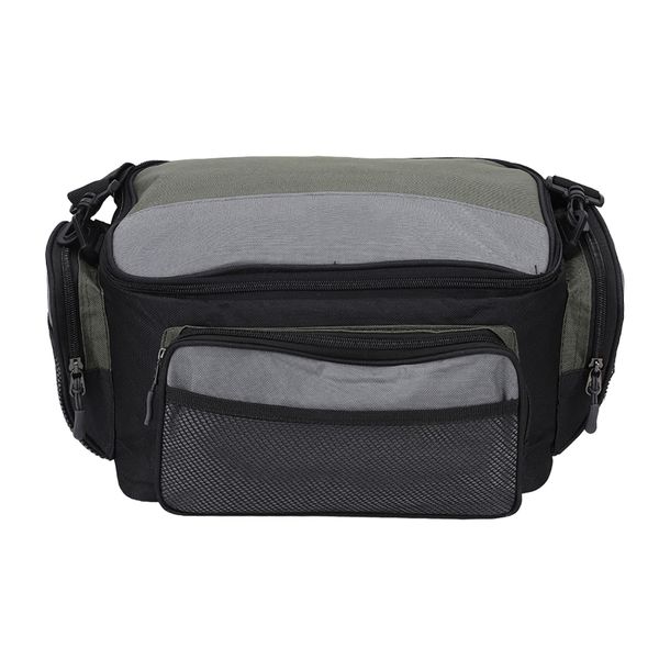 Black/Green Oxford Fishing Reel Case
