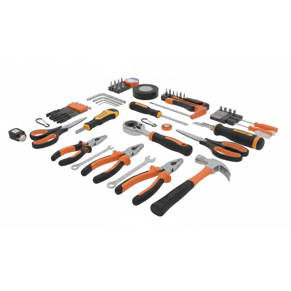 Set for Home Repairs Screwdrivers Pliers Utility Knife 18 Pieces