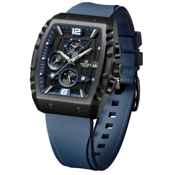 NAVIFORCE Men's Blue, Black Leisure