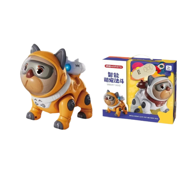 Smart Astronaut French Bulldog Pet Toy-1pc Kids' Interactive Play Companion