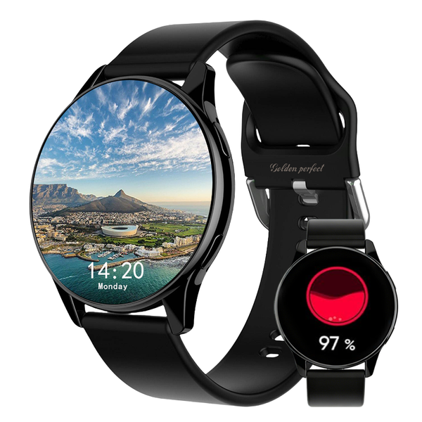 Men's Office Daily Smartwatch Android &amp; iOS Compatible 1.52" Round HD Pro
