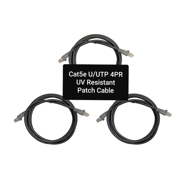 Cat5e U/UTP 4PR UV Resistant Patch Cable