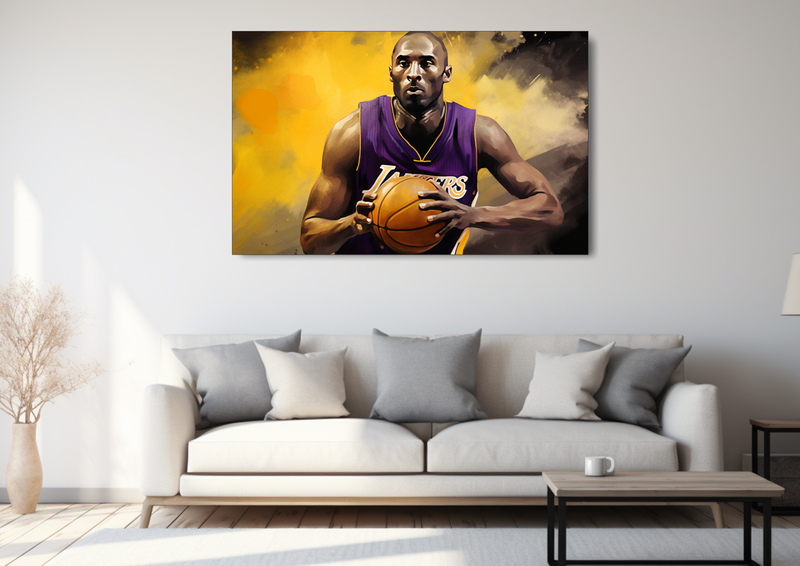 Canvas Wall Art - Kobes Legacy Abstract - HD0093
