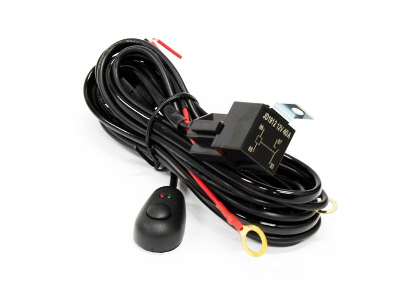 Led light bar wiring harness-40amp