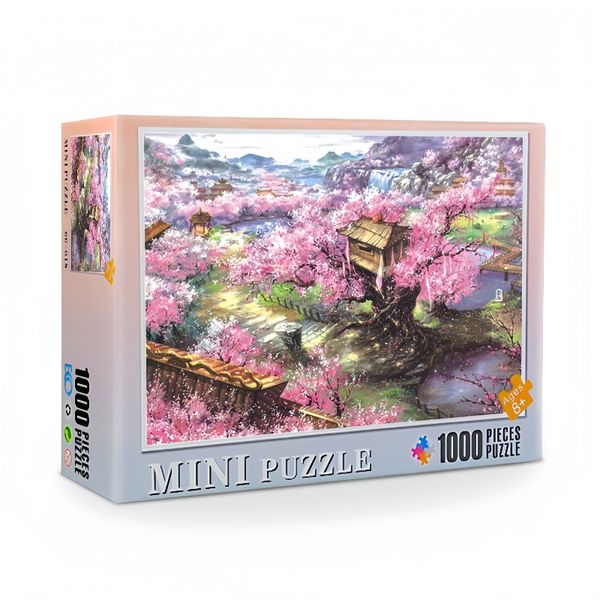 Paper Mini Puzzle 1000 Pieces-Sakura Villa
