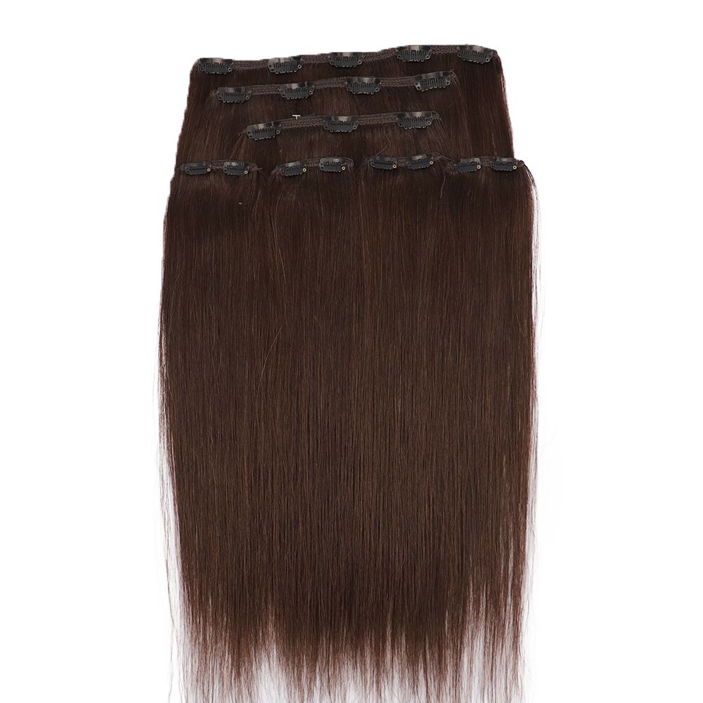 10A Human Hair Straight Hair Clips 232g Clip IN STW 7 Pieces 18Inch 4