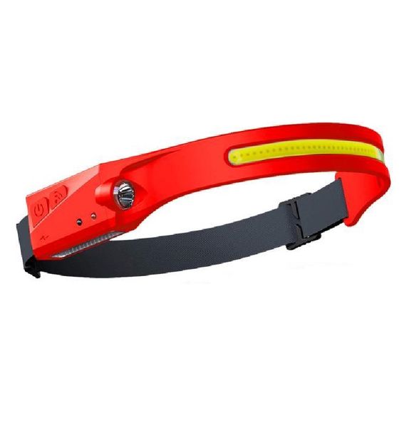 Multi-function LED Rechargeable Head Lamp - Red