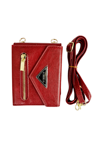 Crossbody Leather Wallet With Card Slot for Samsung Galaxy Z Flip 4