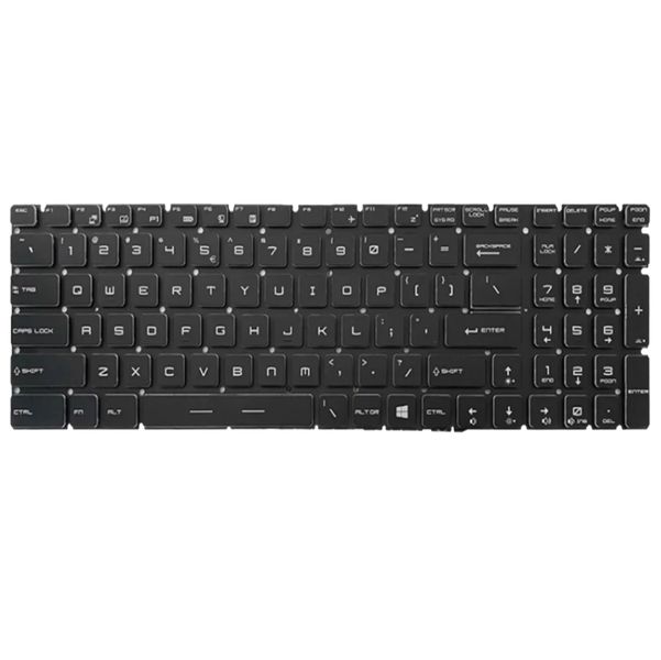 RGB Backlit US Laptop Keyboard Compatible with MSI 16J1 16J2 16J4 16J5 16J9