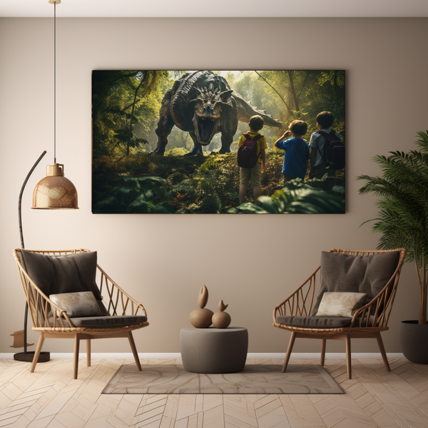 Canvas Wall Art - Dinosaur Safari - BK0053