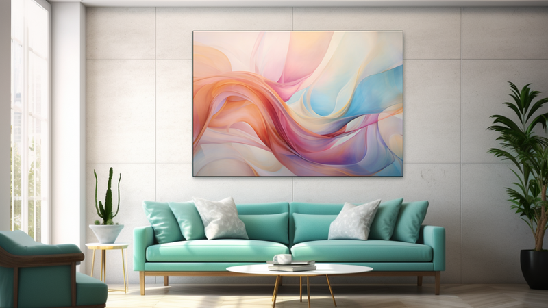 Canvas Wall Art - Soothing Melodies Abstract - JT0097