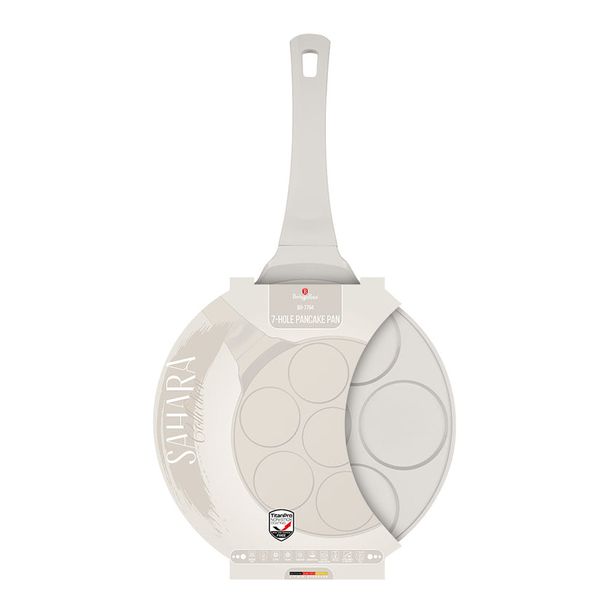Berlinger Haus 26cm Titan Pro Non-Stick Coating 7-Hole Pancake Pan - Sahara