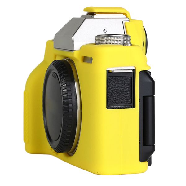 Camera Protective Case Compatible with Fujifilm XT200, Yellow Silicone