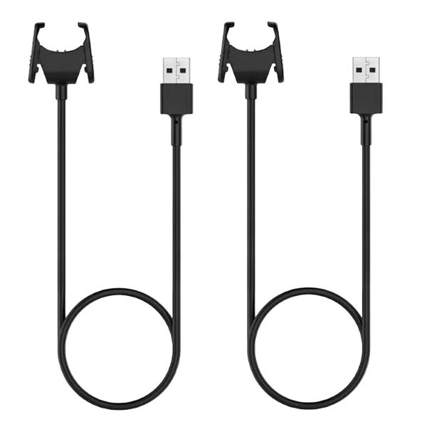 FocusFit Fitbit Replacement USB Clip Chargers For Charge 3/Charge 4 - Pack of 2