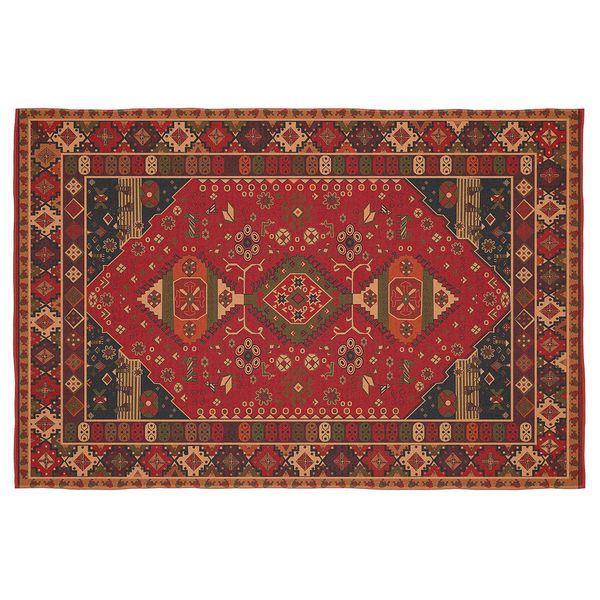 Cape Art Velva Shine Classic Red Oriental Rectan image