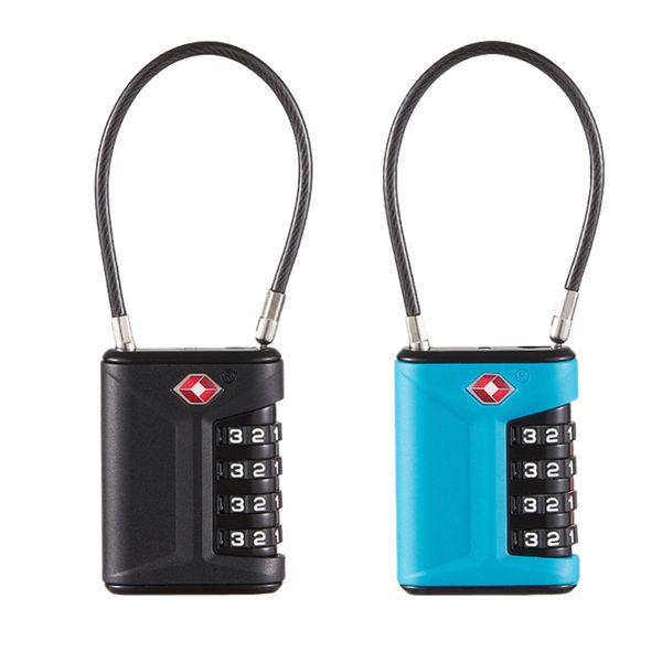 TSA Approved Luggage Locks, 4 Digit Combination Padlocks, 2 Pack,Alloy Body