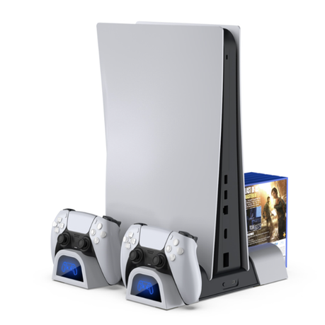 Dobe (TP5-1511E) Multifunctional Cooling Stand Compitable For Playstation 5 Image