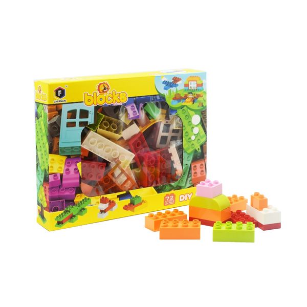 Educational DIY Building Blocks - 72 Pieces