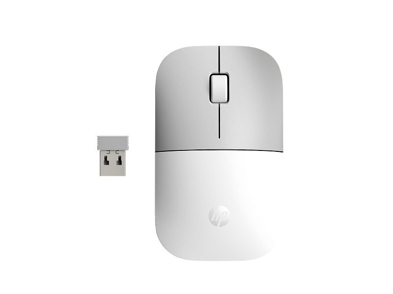 HP Z3700 Wireless Mouse - Ceramic White/Silver