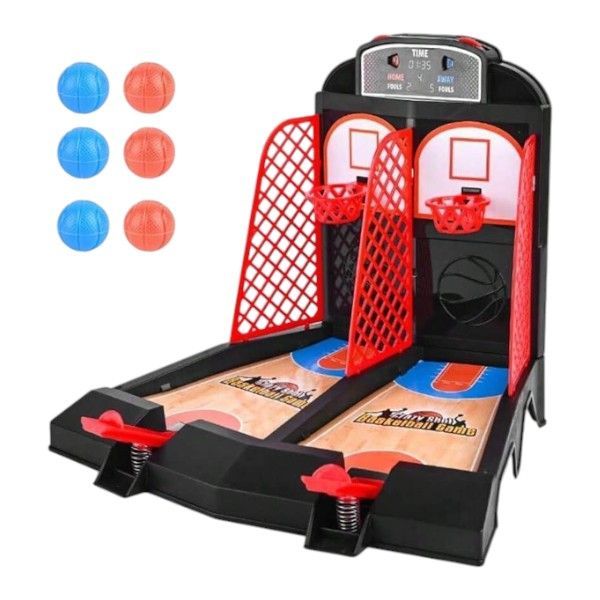 Tabletop Basket Ball Toy Game for 2 Players