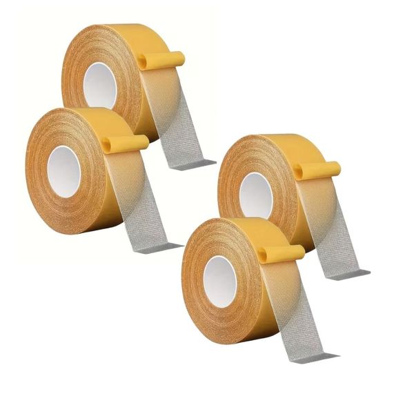 Bestby- 4PCS Double-sided Gauze Adhesive Tape for Carpet Rug Mat(10mx2cm)