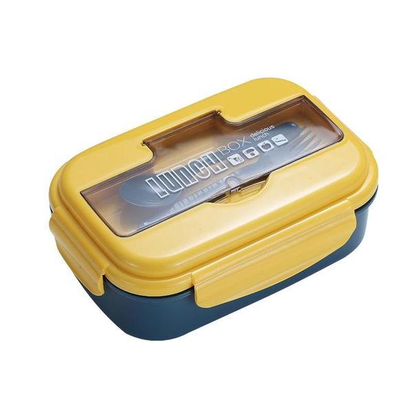 Student Lunch Box Japanese Lunch Box Sealed Wheat Container Wheat Rope Bre