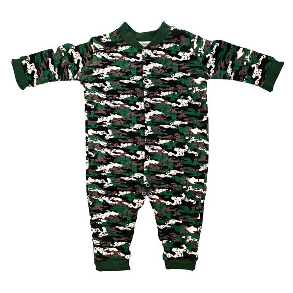 African Safari Kids Babygrow Camouflage Glow in The Dark - 100% Cotton
