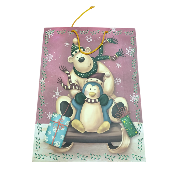Polar Pals Christmas Gift Bag - Pack of 10