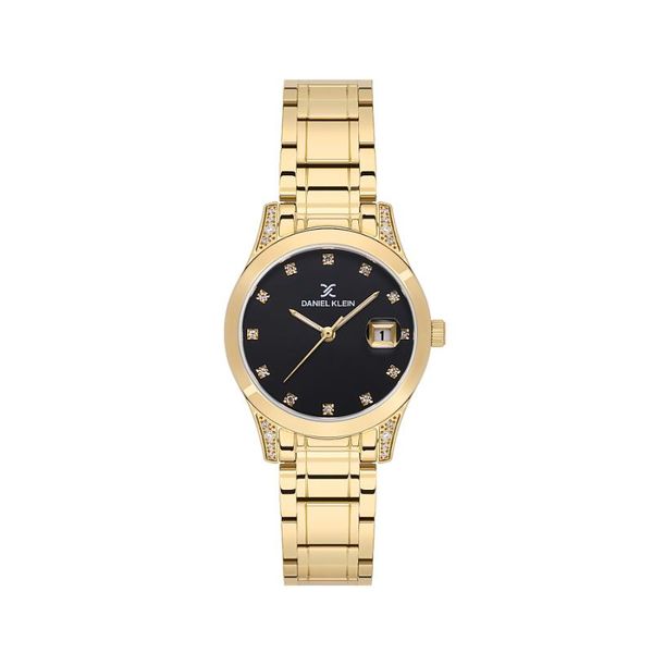Daniel Klein-Womens Gold Stainless steel Strap Watch-DK113782-3