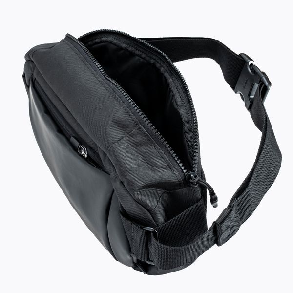 Kalenji Messenger Waist Bag Urban Walking Active Mobility - Black