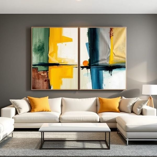 Canvas Wall Art: 2 - Piece Set - Neon Nostalgia