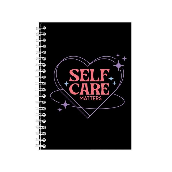 Self Care A5 Notebook Spiral Lined Notepad Self Love Idea 387