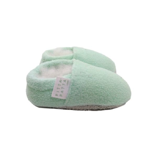 Pitta-Patta Soft Fleece Baby Slipper - Mint