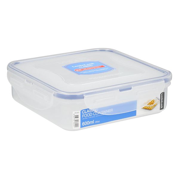 LocknLock - Square Food Storage Container - 600ml