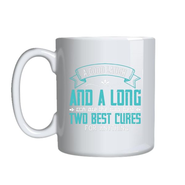 A Good Laugh And A Long Run Mug Gift Idea 160