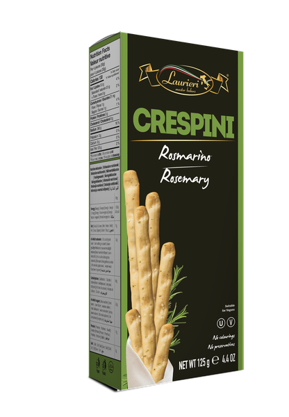Laurieri - Savoury Crespini - Rosemary - 125g x 14 Packs