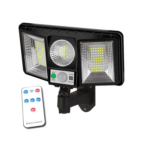 Solar Flood Light Outdoor 137 LED Waterproof IP67 With Remote