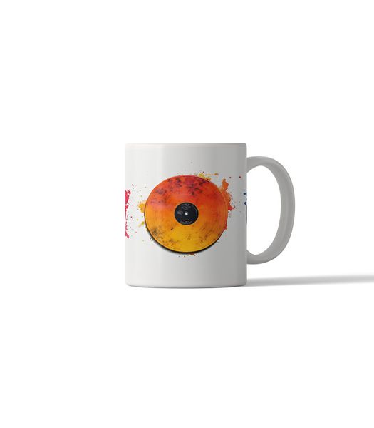 Retro Music Records DSG 8 Printed Coffee Mug
