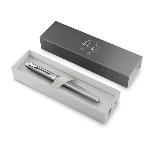 PARKER IM Writing Rituals Roller Ball Pen - Grey Chrome Trim