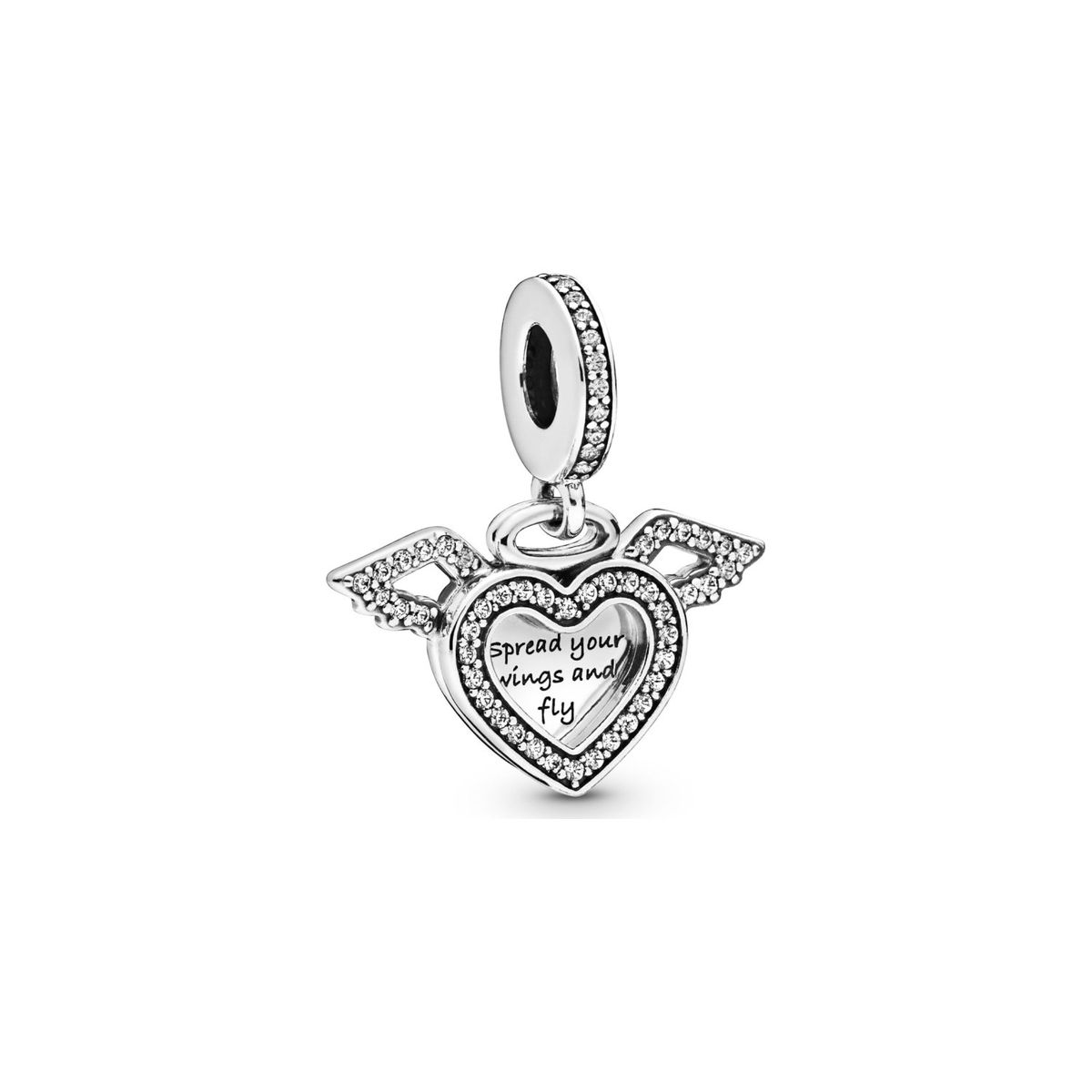 Pandora Heart and Angel Wings Dangle Charm | Shop Today. Get it ...